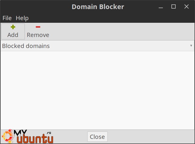 linux mint domain blocker