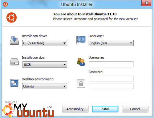 Ubuntu Wubi 11.10