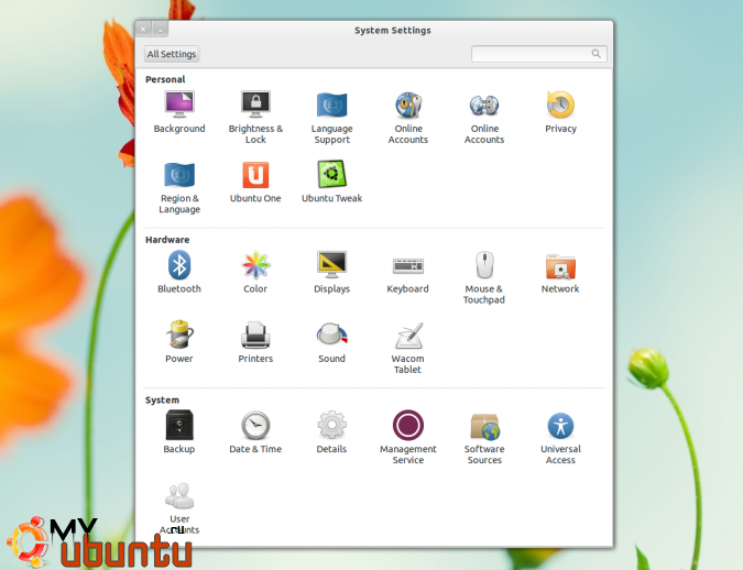 Gnome Control Center 3.6 доступен в PPA-репозиторие