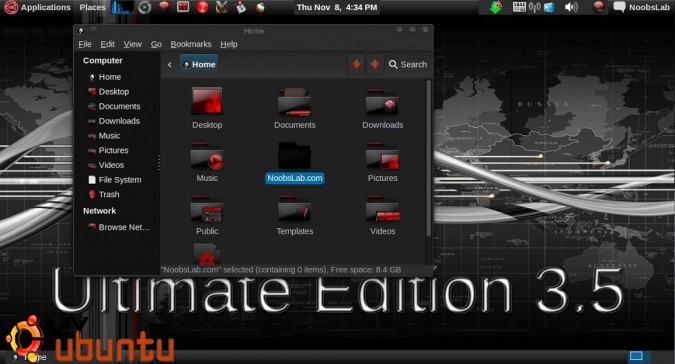 Вышла Ubuntu Ultimate Edition 3.5 (только для 64-bit)