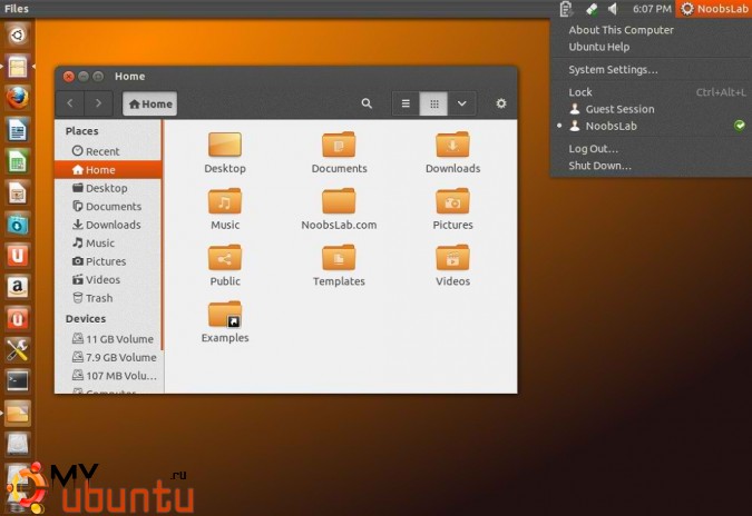 Темы Ambiance-P для Ubuntu