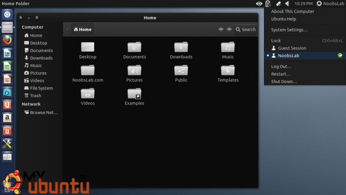 Тёмная тема Dorian для Ubuntu: