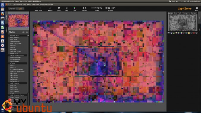 LightZone — открытое приложение для фотографии обновлено для Ubuntu