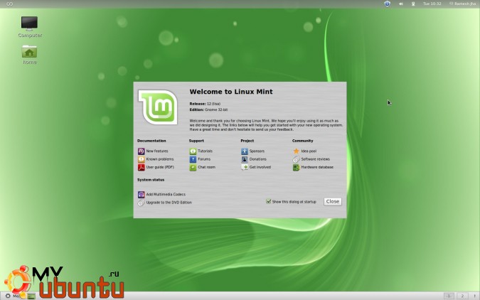 Обзор Linux Mint 12 (Lisa)