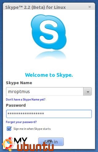 Как установить Skype на Ubuntu 11.10