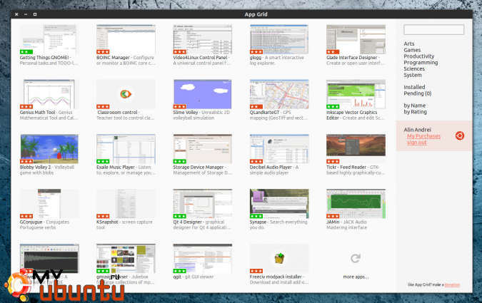 Легковесный центр приложений AppGrid теперь доступен для Ubuntu 12.04, 12.10 и 13.04