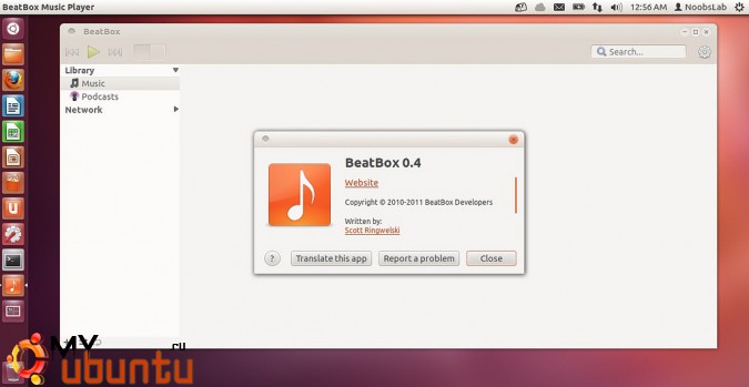 Установка плеера BeatBox в Ubuntu 12.04 Precise Pangolin