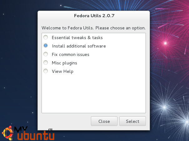Fedora Utils получил поддержку Fedora 17