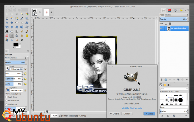 Вышел GIMP 2.8.2