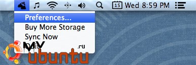 Новое приложение Ubuntu One для OS X