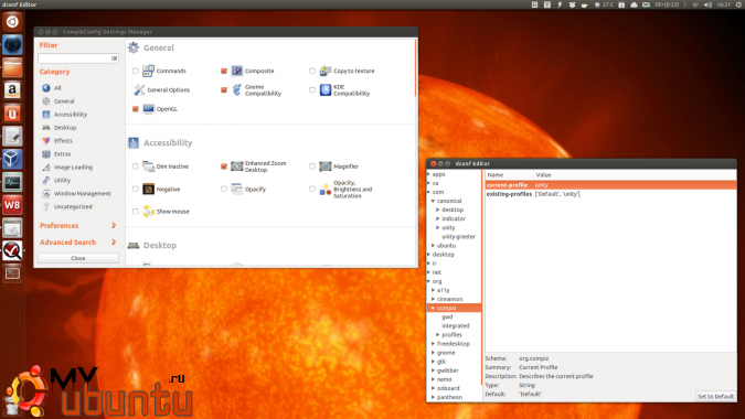 Как перезагрузить Compiz и Unity в Ubuntu 12.10