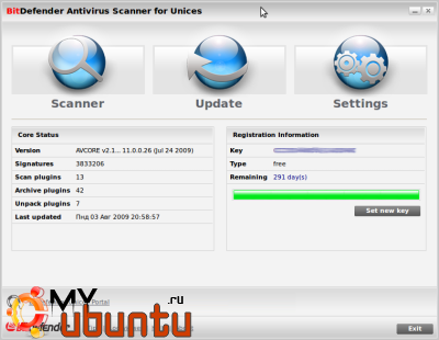 Ставим BitDefender Antivirus Scanner for Unices