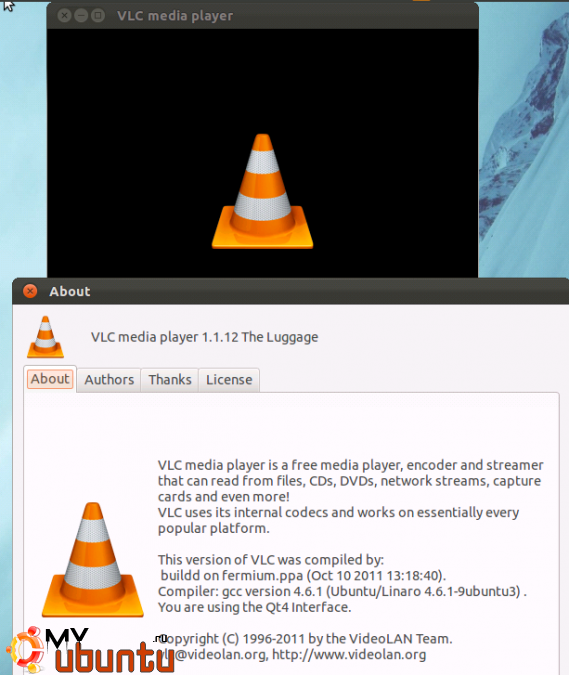 Устанавливаем VLC 1.1.12