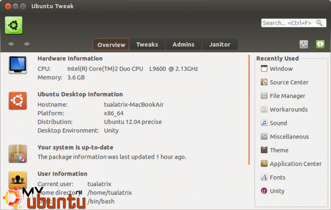 Как установить Ubuntu tweak 0.7.0 на Ubuntu 12.04 (Precise)