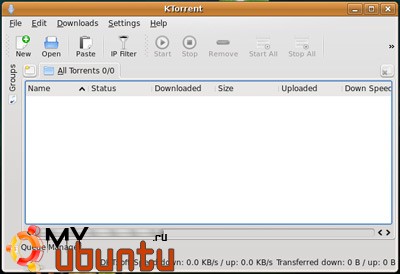 Ktorrent — ещё один BitTorrent клиент