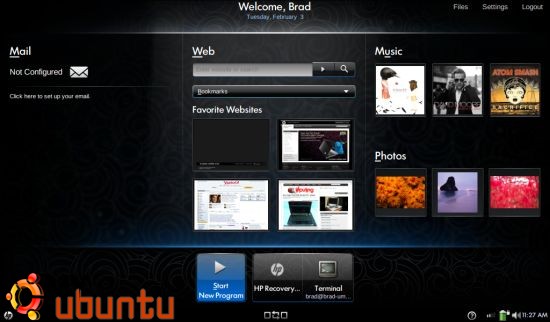 Ubuntu для нетбуков от HP
