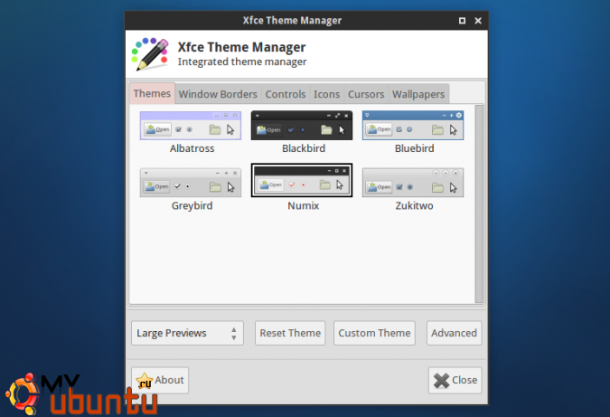 xfce-theme-manager